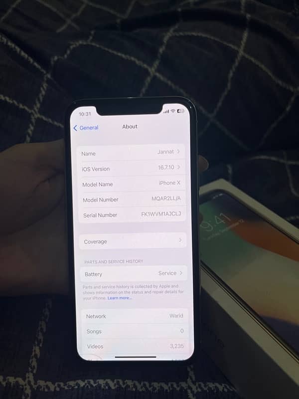 iphone x 64gb pta approved 10