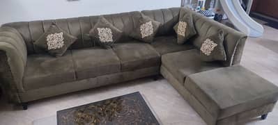 7 seater sofa set L-shaped and Dewan