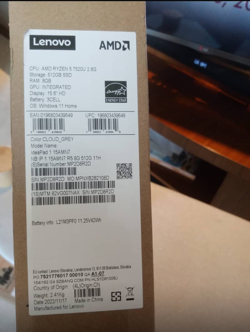 Brand New Lenovo Ideapad 3