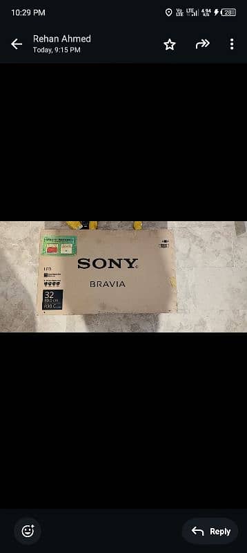 SONY Bravia Model R30c LED 32" All Accessories For sale 03.4. 5.3030800 2