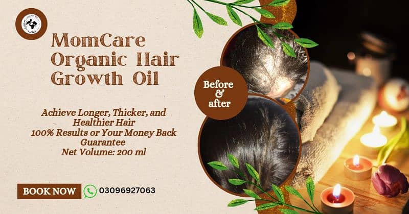 Mom-Care Organic Hair Growth Oil 0