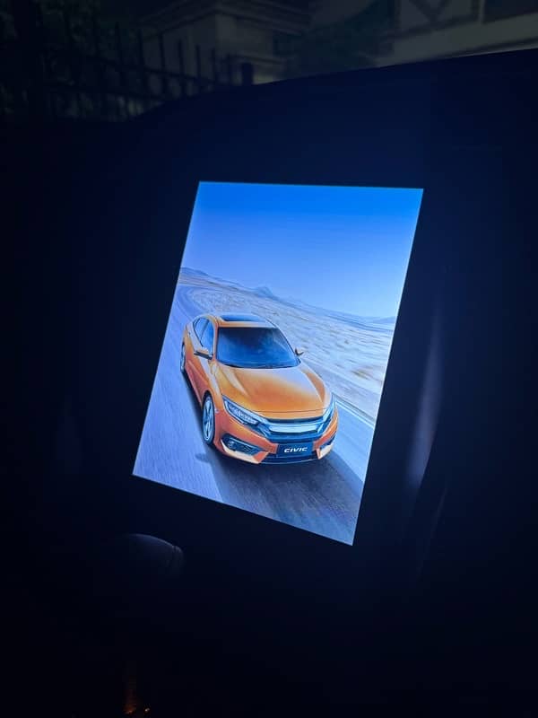 TESLA screen 2017 Civic 0