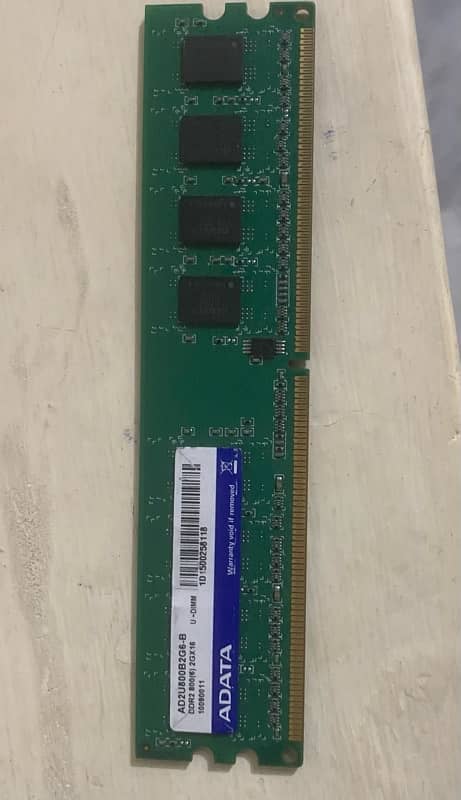 DDR2 Ram 512+512= 1GB plus 2GB Rams 1