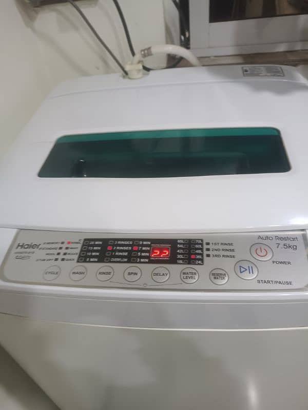 haier It is a full automatic machine 4