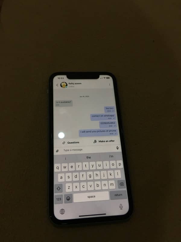 Iphone 11 128gb Non-PTA (77 battery health) 3