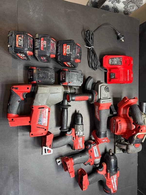 ORIGINAL BATTERY POWERED CORDLESS DEWALT AND MILWAUKEE TOOLS 2