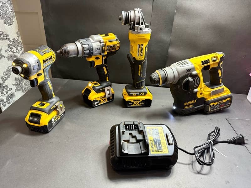 ORIGINAL BATTERY POWERED CORDLESS DEWALT AND MILWAUKEE TOOLS 4