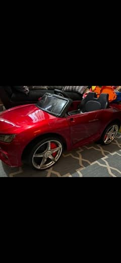 kids red car Audi