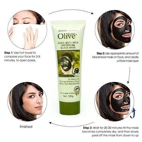 OLIVE BLACK FACIAL MASK 1