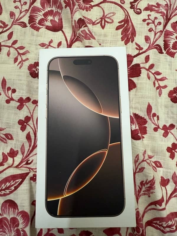 Iphone 16 pro max Desert 512GB 0