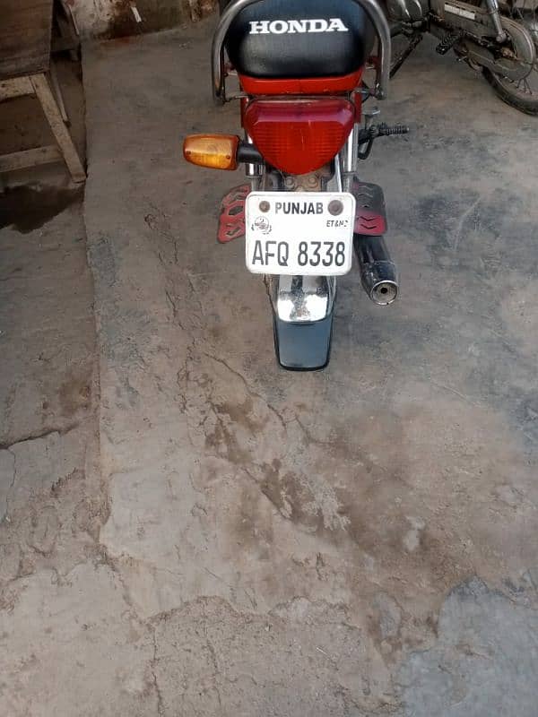 Honda CD70 2021 For Sale Copy Letter OK 6