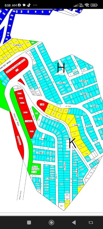 7 Marla Plot For Sale In Sector H Township Road Abbottabad 0