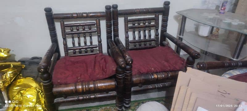 wooden sofa 0