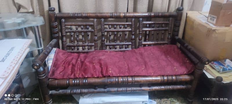 wooden sofa 1