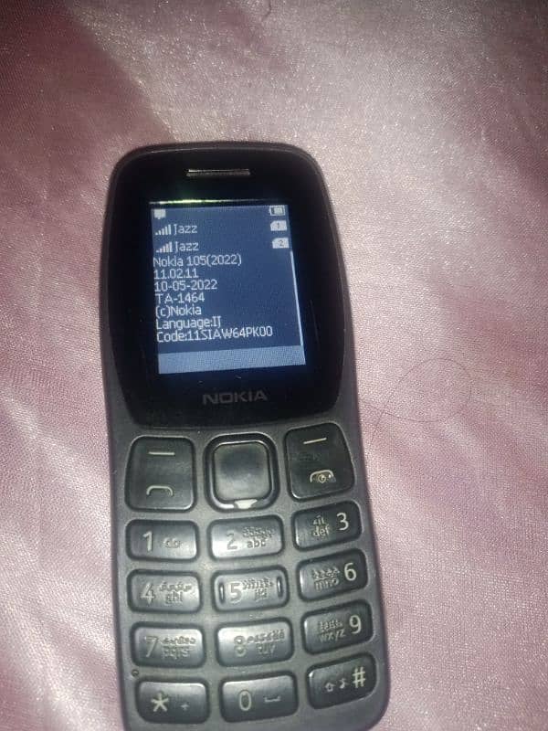 Nokia 105 2022 pta apord original Nokia no copy phone 03081140156 0