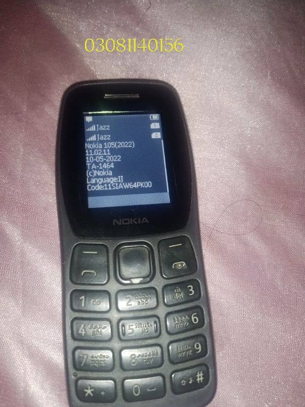 Nokia 105 2022 pta apord original Nokia no copy phone 03081140156 3