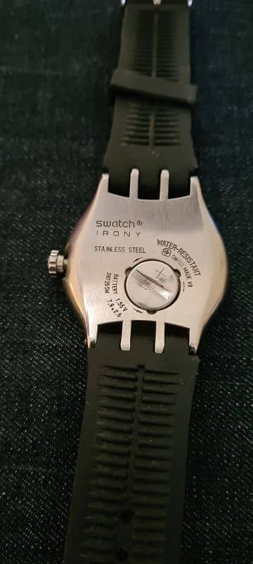 Swatch Gents wrist watch Most Beautiful big dial Swatch Glowing dial 3