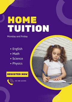 Home tuition for all ages