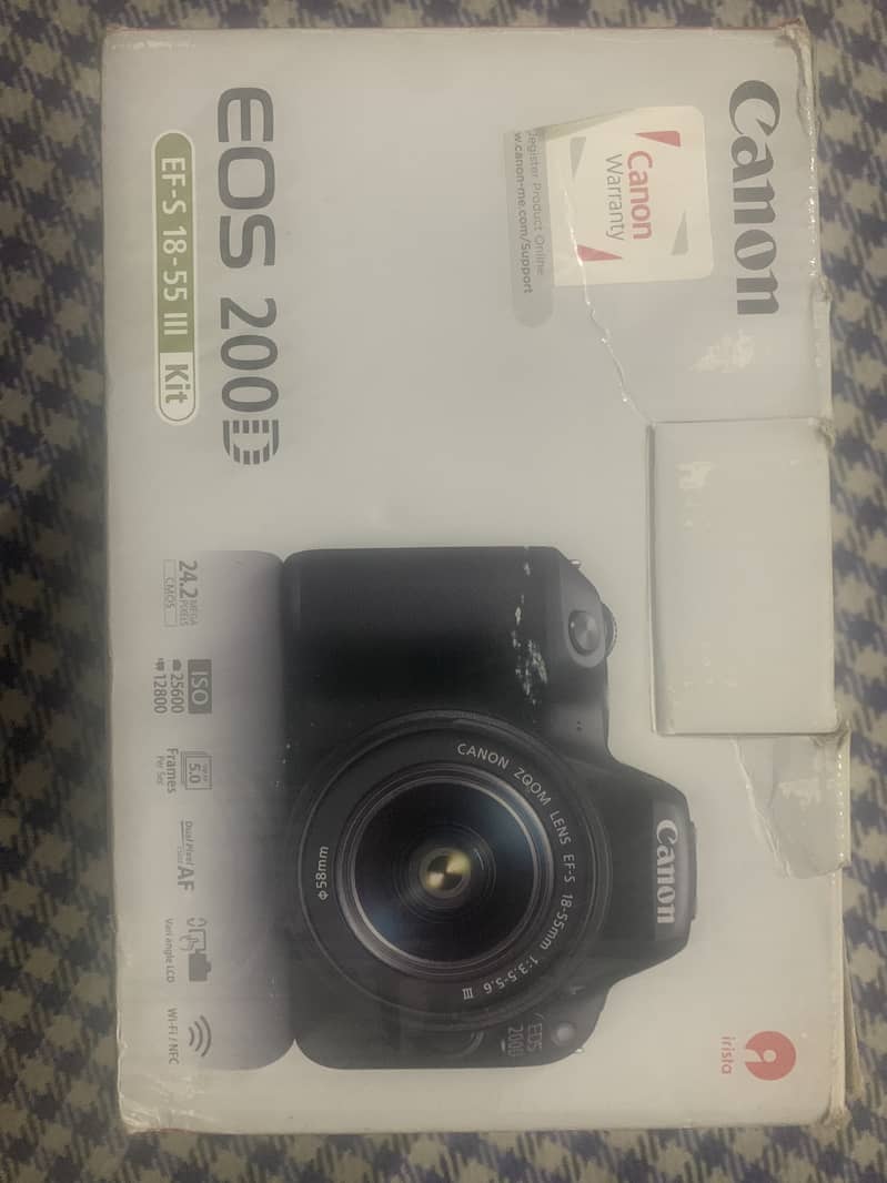 Canon 200D || DSLR Camera with 18-55mm lens | New Condition 1