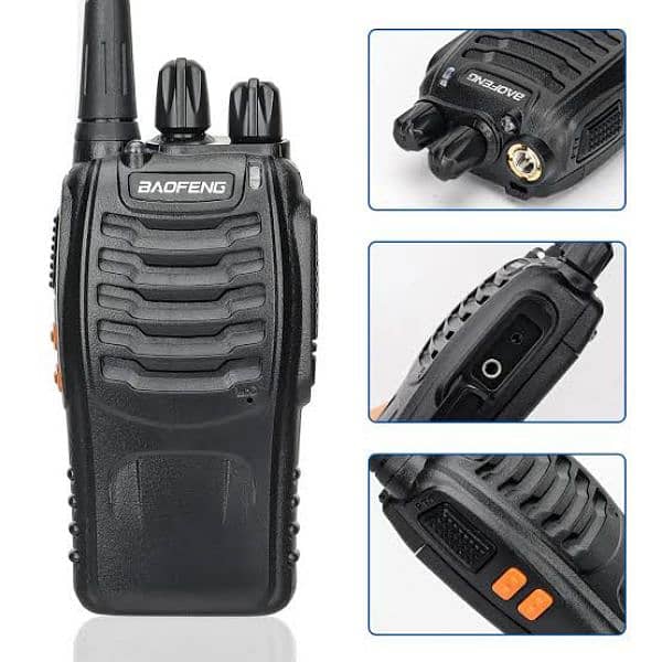 888s walkie talkies4.5w-2km rang pair high quality radio 6