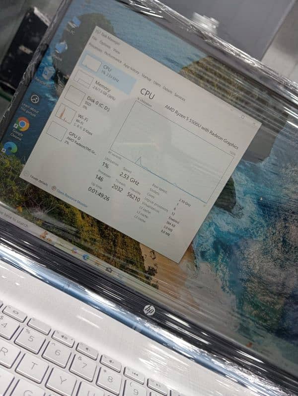 HP laptop 15 AMD Ryzen 5 5500U 7