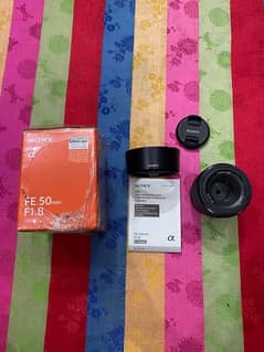 Sony FE 50mm 1.8 full frame Lens O3l7.4OO47O7