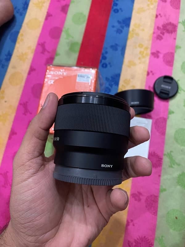 Sony FE 50mm 1.8 full frame Lens O3l7.4OO47O7 3