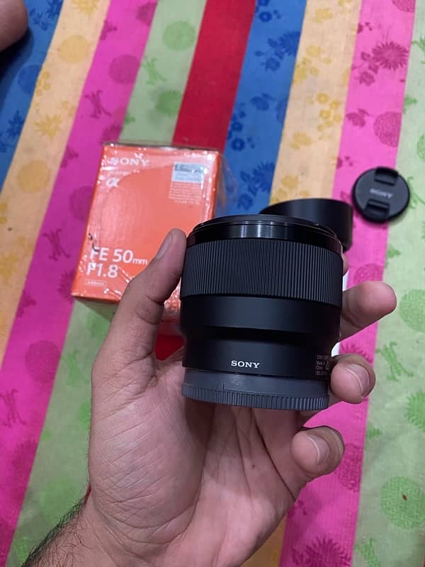 Sony FE 50mm 1.8 full frame Lens O3l7.4OO47O7 4