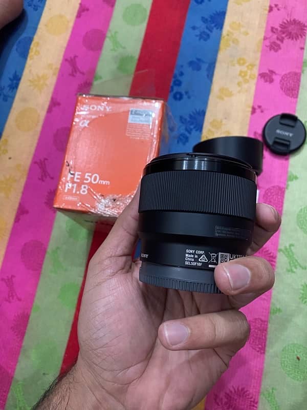 Sony FE 50mm 1.8 full frame Lens O3l7.4OO47O7 5