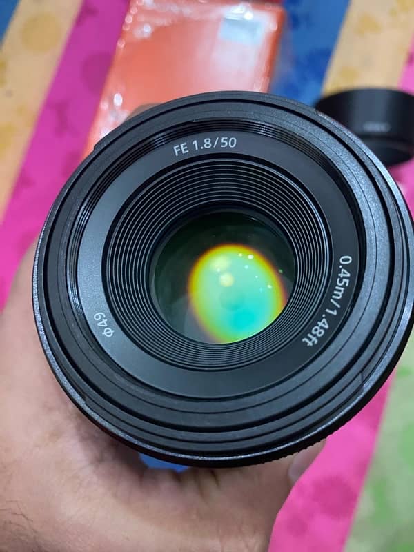 Sony FE 50mm 1.8 full frame Lens O3l7.4OO47O7 11