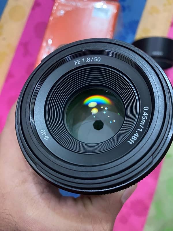 Sony FE 50mm 1.8 full frame Lens O3l7.4OO47O7 12