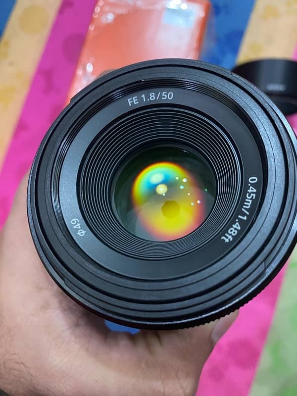 Sony FE 50mm 1.8 full frame Lens O3l7.4OO47O7 13