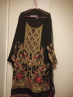 Jazmin custom shirt (qameez) in black colour. SIZE 16 or XL