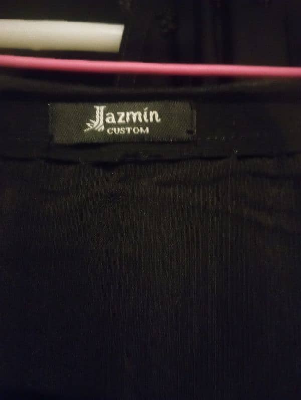 Jazmin custom shirt (qameez) in black colour. SIZE 16 or XL 3