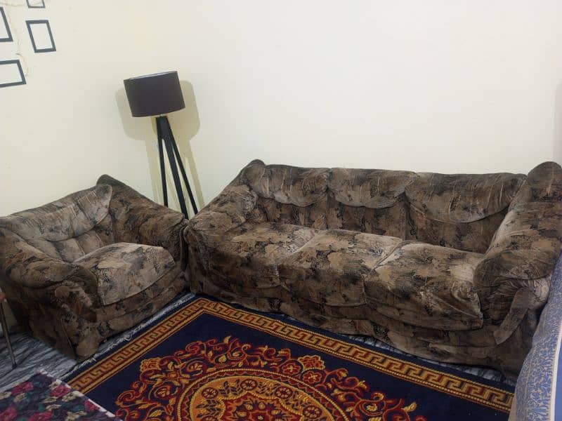 3 seater + 1 seater sofa set 2