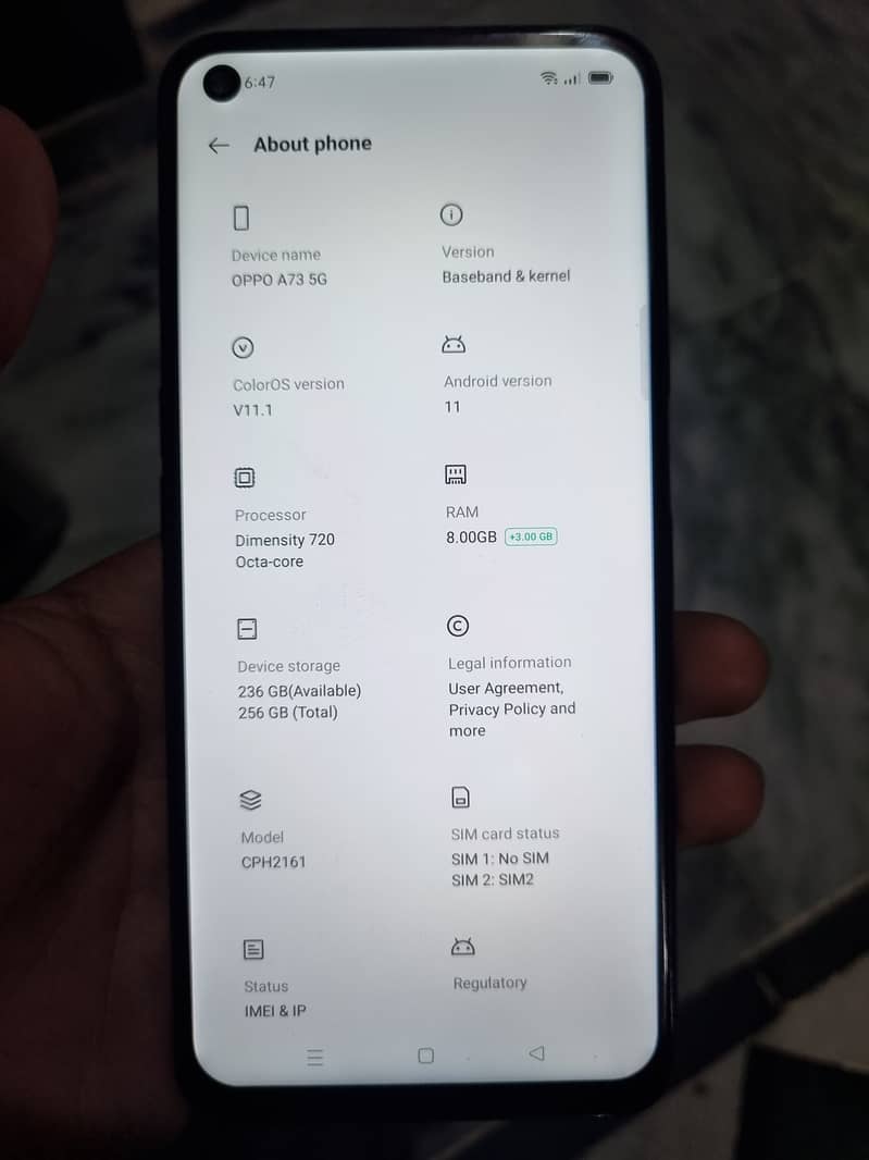 Oppo A73 Good Condation 3