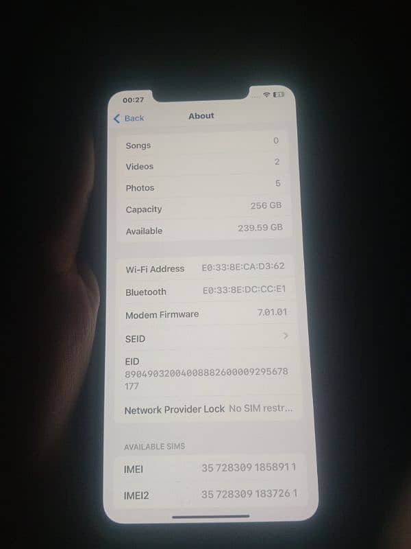 IPhone xs max 256gb non pta 2