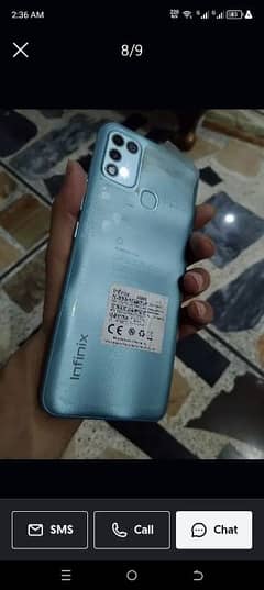 Infinix hot 10 play 4/64 with box only no charger