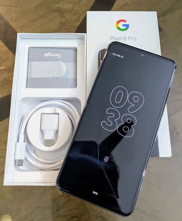 Google Pixel 8 Pro Just Box Open 1