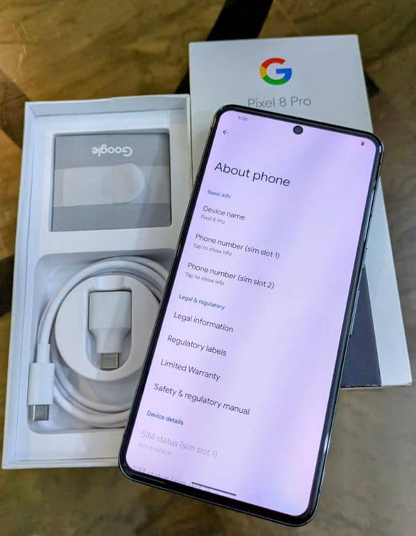 Google Pixel 8 Pro Just Box Open 10