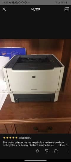 hp laser jet printer p2015 model all okay