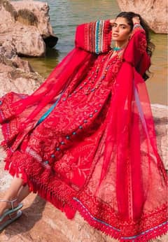 Siraa by Sadaf Fawad designer lawn hit article wore once only