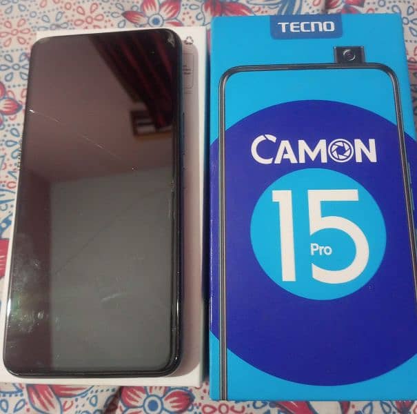 TECNO CAMON 15 PRO WITH BOX 0