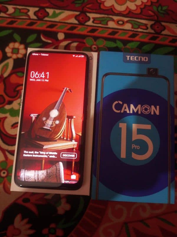 TECNO CAMON 15 PRO WITH BOX 7