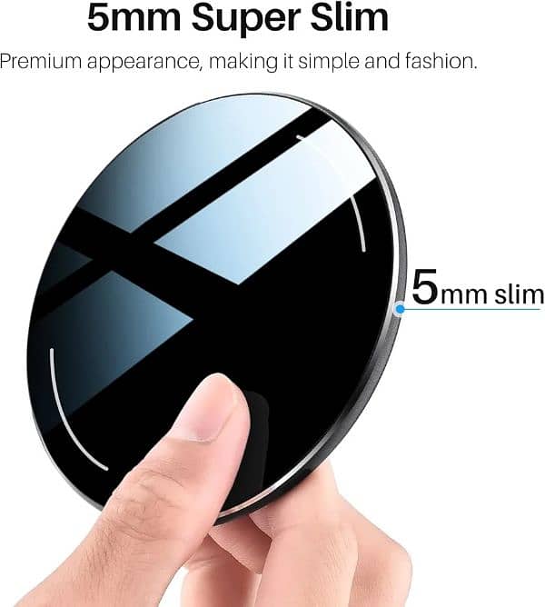 TOZO W1 (10W FAST) Ultra Thin Wireless Charger for Aviation Aluminum 2