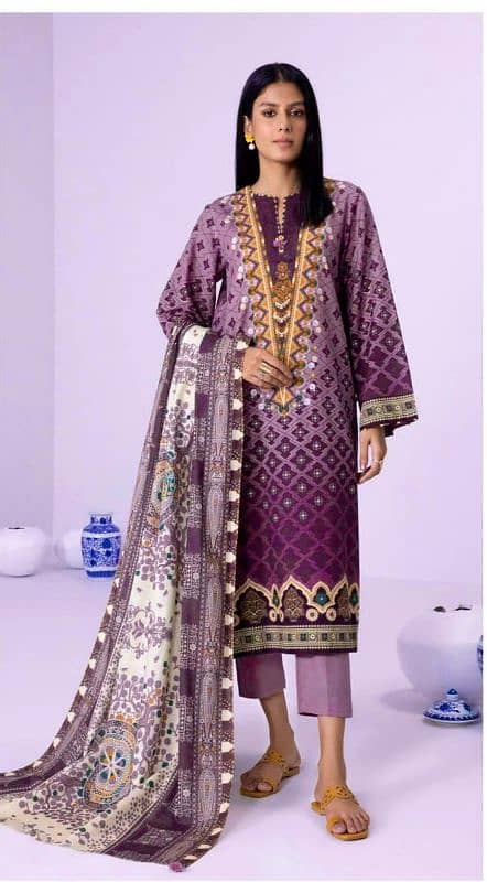 Unstitched Branded Women Suits 2