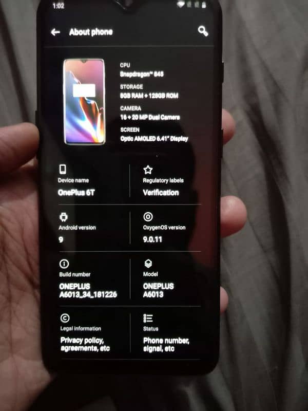 scratch less mobile OnePlus 6T 6