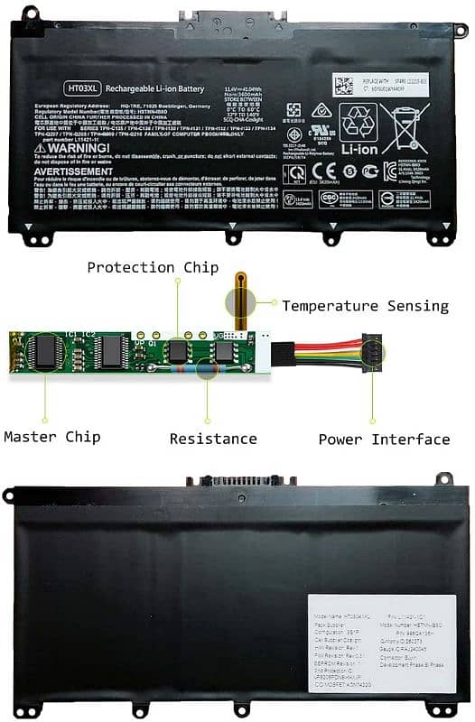 HT03XL 3 Cell Laptop Battery HP Pavilion 240-G7 250-G7 1