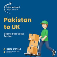 We provide Door to Door cargo service from Pakistan to Uk,