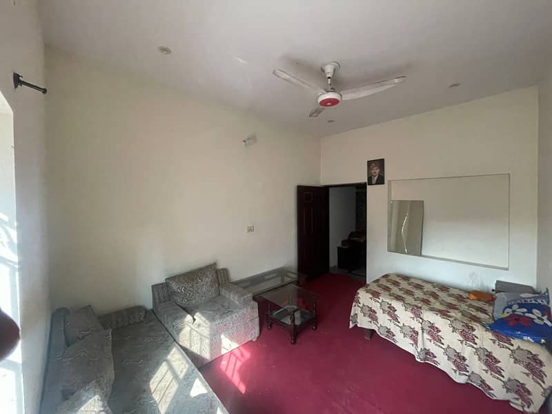 Semi Furnished Bedroom Available For Rent in Sabzazar L block 2